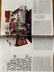 Time Magazine 2020 The Worst Year Ever Red Cross X Grave New World NO LABEL