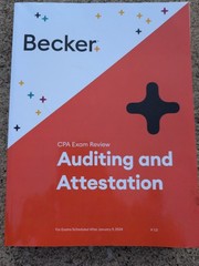 Becker CPA Exam Review Auditing and Attestation V1.0