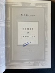 Homer & Langley E.L. Doctorow SIGNED HCDJ 1st/1st 2009