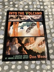 Into The Volcano Graphic Novel-Hardcover By Wood, Don, Library Discard, Gd Cond.