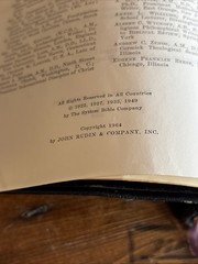 The System Bible Study KJV Enlarged Edition Morocco Leather 1967 Chicago USA