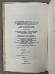 A Knight of the Seven Kingdoms George R R Martin HCDJ 1st Edition/1st Printing