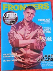 FRONTIERS MAGAZINE JULY AUGUST 2015 OUTFEST INSIDER’S GUIDE GAY LGBT JAKE SHEARS