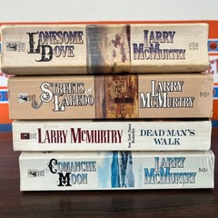 Lonesome Dove Series By Larry McMurtry, mass market paperback 4 Book Bundle