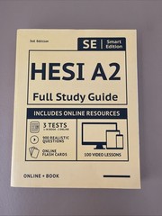 HESI A2 Full Study Guide 3rd Edition Smart Edition (Paperback, 2023)