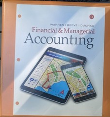 Financial and Managerial Accounting 14th Ed. (Loose-Leaf) Warren/Reeve/Duchac