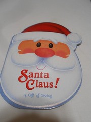 NEW SANTA CLAUS! A GIFT OF GIVING GLITTER BOARD BOOK SALE 0.99 ??