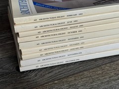 ARCHITECTURAL DIGEST Magazine 1993 1994 9pc Lot Interior Design Home Decorating