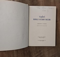 Vintage 1973 Taylor’s Bible Story Book Kenneth N Taylor Illustrated HC