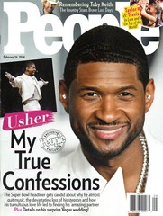 PEOPLE Magazine February 26 2024 Usher Alicia Keys Henry Louis Gates Jr.