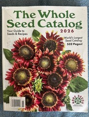 The WHOLE SEED CATALOG Non-GMO 2026 Book WORLD’S LARGEST SEED CATALOG 530+ Pages