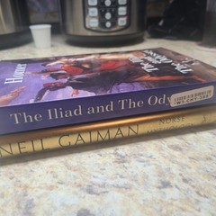 ILiad Odyssey Norse Mythology Neil Gaiman Homer Book Lot