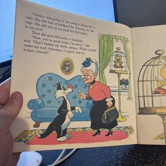 VINTAGE Tweety Sylvester Birds of a Feather ALL LOONEY TUNES Childrens Book
