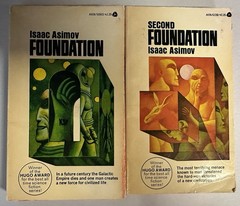 Isaac Asimov’s Foundation and Second Foundation, Paperbacks, Used