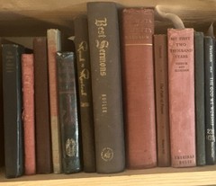 Lot of 12 very old theology books from the early 1900s.