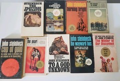 John Steinbeck Paperbacks, Lot Of 9