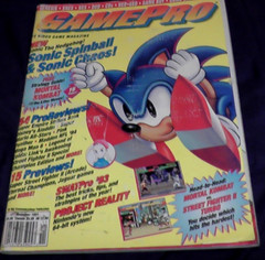 magazine gamepro november 1993 big 270 pages sonic the hedgehog mortal kombat
