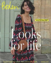 BODEN Women’s Fashion Catalog February 2022 MARGOT DAVY Constance Jablonski