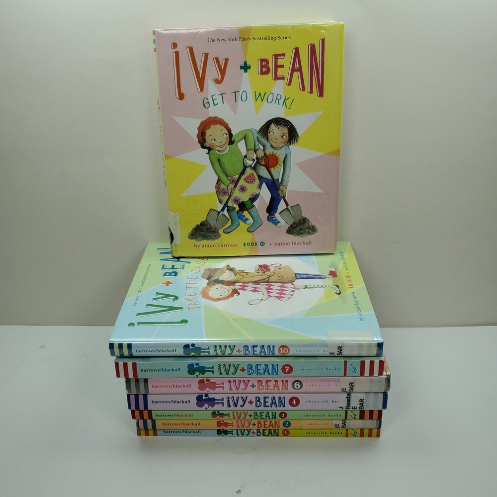 Lot of 8 Ivy + Bean Chapter Books by Annie Barrows and Sophie Blackall HC &PB