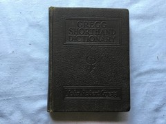 Vintage 1930 John Gregg Shorthand Dictionary Anniversary Edition B-71-JC-25