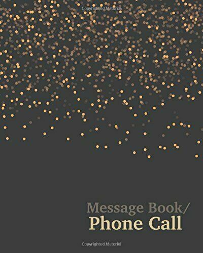 Message Book/Phone Call: Phone Message 100 Pages Voice Mail, Telephone Memo N…