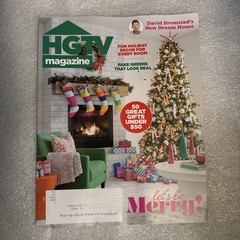 HGTV Magazine November/December 2025: Let’s Be Merry! 84 pages Free Shipping