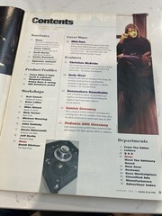 1996 Mick Karn • Bass Player Magazine • Japan & Dali’s Car Fretless Bassist