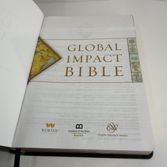 Global Impact Bible ESV Grand Opening Bible 2017 Museum of The Bible
