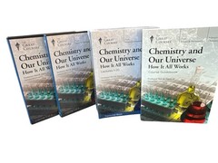 Great Courses Chemistry & Our Universe Transcript Books Course Guidebook 10 DVDs