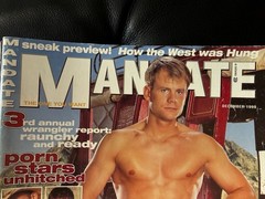Mandate Magazine 12/99 vintage gay interest male pinups