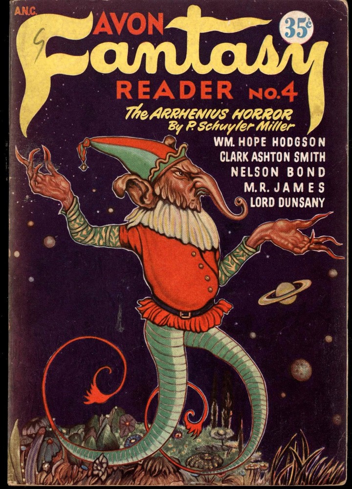 AVON FANTASY READER #4 1952 ROBERT E HOWARD VG