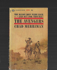 The Avengers vintage Chad Merriman 1965 Westerns cowboys PB #U1002 Giff Cheshire