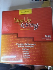 Step Up to Writing Grades 3-6 Sopris West Teacher Resource Guide Binder Auman