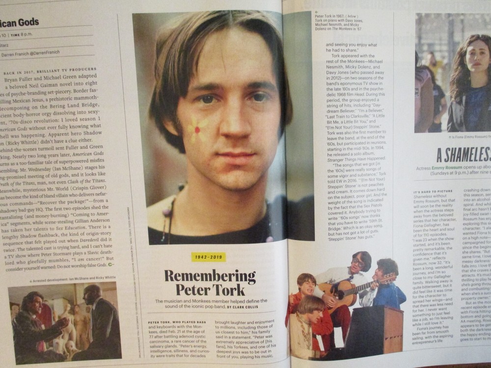 March 8-2019 Entertainment Mag(PETER TORK/JUSSIE SMOLLETT/REGINA KING/RAMI MALEK