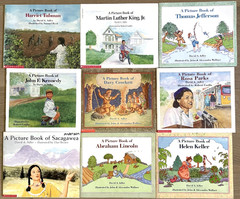 A Picture Book of…by David Adler Lot 9 Books ~ Kennedy, Rosa Parks, Tubman +++