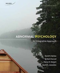 Abnormal Psychology: An Integrative – Hardcover, by Barlow David H.; – Very Good