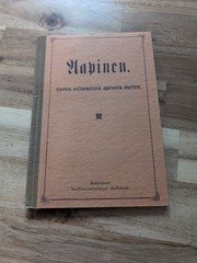 AAPINEN 1930 Primer Finnish Apostolic Lutheran Publishing Book Hancock MI