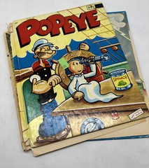 Lot Of 8 Children’s Books Raggedy Ann Popeye Santa’s Toy Shop