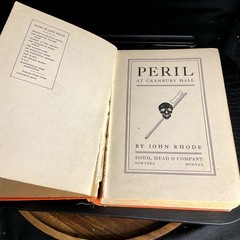 Peril at Cranbury Hall John Rhode 1930 Vintage Mystery Novel
