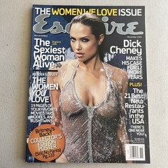 Esquire Magazine November 2004 Anjolina Jolie Cover Brittany Spears Poster…