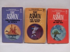 Isaac Asimov The Currents Of Space Stars Like Dust Pebble In Sky Galactic Empire