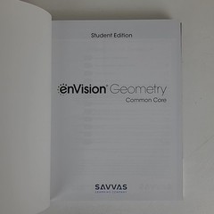 Envision Geometry Savvas Common Core Textbook 2024 Student Edition & Companion