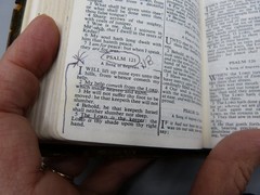 Vintage Holy Bible Leather Pocket Size King James (worn), from Hawaii, 1970s