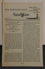 The Bridge of San Luis Rey by Thornton Wilder 1962 Heritage Press HC Sandglass