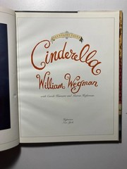 WILLIAM WEGMAN Lot of 2 First Edition Hardcovers: “CINDERELLA” & “PUPPIES”