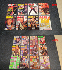 Bass Player Magazine – First 21+ Years, Complete – 1989 to Aug. 2011 – 235 Issue
