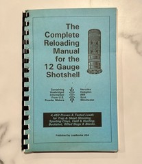 12 Gauge Shotshell The Complete Reloading Manual Load Books Version 1990