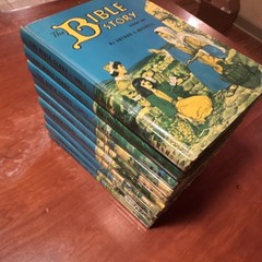 The Bible Story by Arthur Maxwell Complete Set Vol. 1-10 Hardcover 1953 VG
