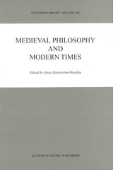 Medieval Philosophy and Modern Times (Synthese Library) – Holmström-Hintikk…