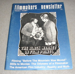 Vintage Film Art Magazine Book Filmmakers Newsletter Movies Video Cameras 1971